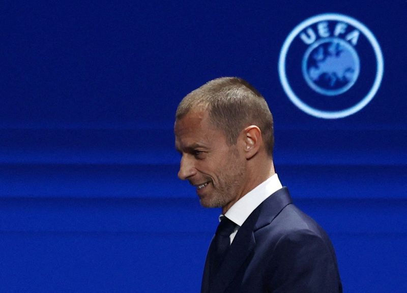 &copy; Reuters. Aleksander Ceferin em Congresso da Uefa
 5/4/2023     REUTERS/Pedro Nunes