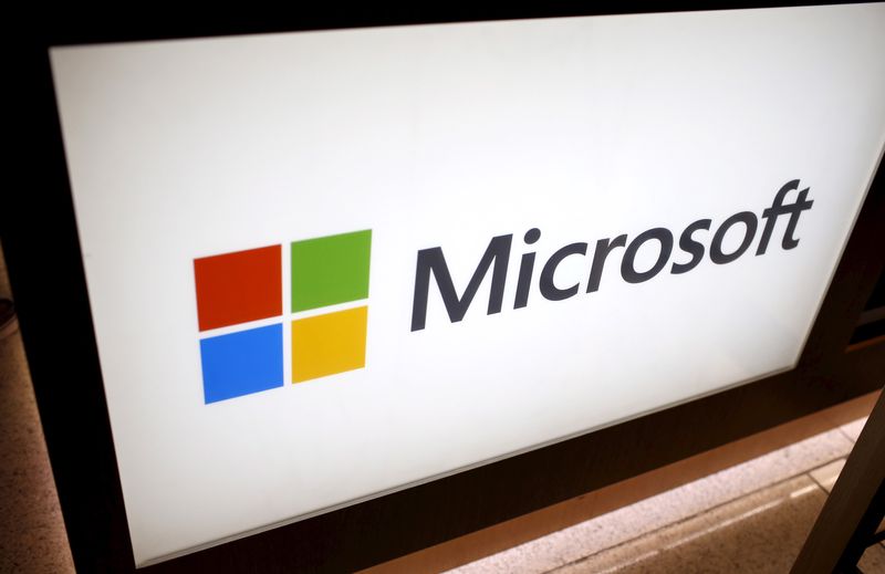 &copy; Reuters. Logotipo da Microsoft
REUTERS/Mike Segar