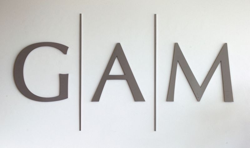 &copy; Reuters. FILE PHOTO: The logo of GAM investment management company is seen at its headquarters in Zurich, Switzerland July 29, 2019.  REUTERS/Arnd Wiegmann/File Photo