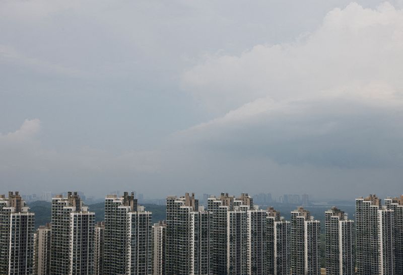 &copy; Reuters. FILE PHOTO: A view of the residential apartments in Country Garden's Forest City development in Johor Bahru, Malaysia August 16, 2023. REUTERS/Edgar Su/File Photo