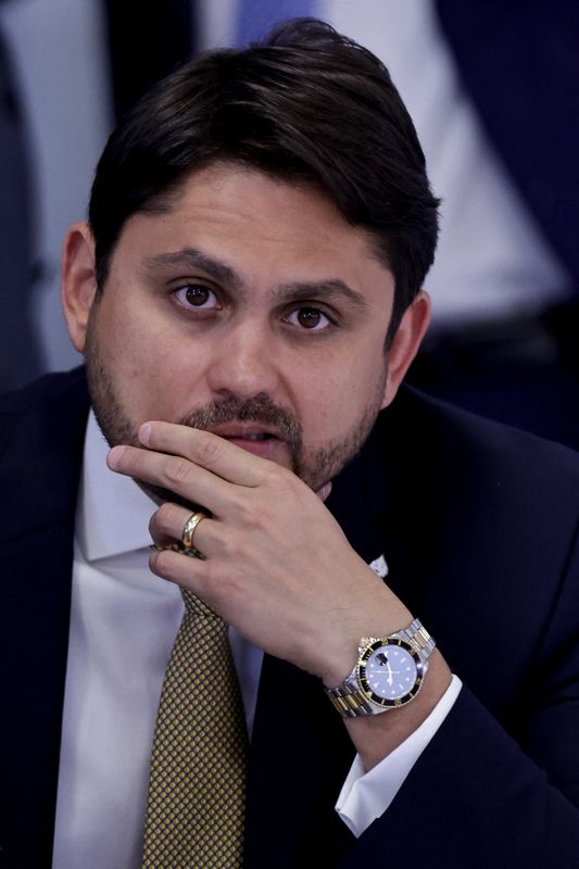 &copy; Reuters. Ministro das Comunicações, Juscelino Filho, durante reunião ministerial em Brasília
10/04/2023 REUTERS/Ueslei Marcelino