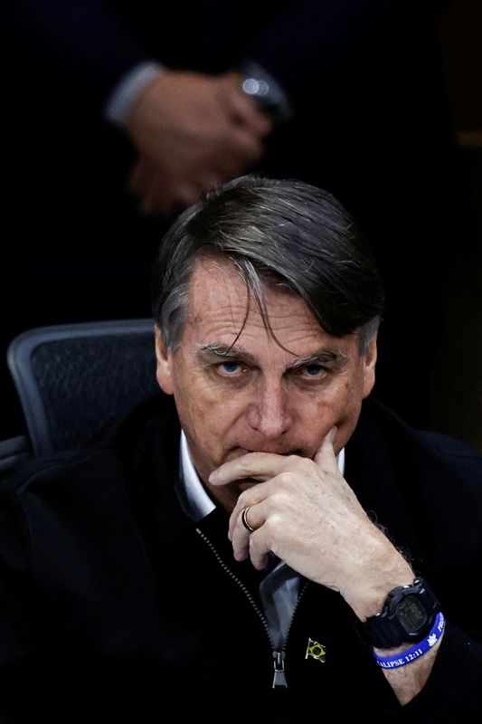 &copy; Reuters. Ex-presidente Jair Bolsonaro
18/08/2023
REUTERS/Ueslei Marcelino