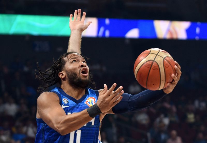 &copy; Reuters. Jalen Brunson, dos EUA, em partida contra Itália na Copa do Mundo de Basquete
05/09/2023
REUTERS/Lisa Marie David