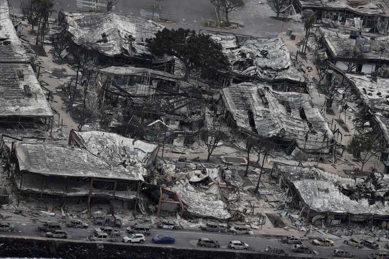 &copy; Reuters. Área destruída em Lahaina, Maui, Havaí
10/08/2023
REUTERS/Marco Garcia