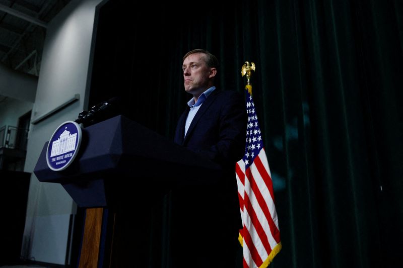 &copy; Reuters. Conselheiro de segurança nacional dos EUA, Jake Sullivan
18/08/2023
REUTERS/Evelyn Hockstein