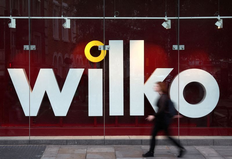 &copy; Reuters. FILE PHOTO: A branch of the discount retail homeware store Wilko is seen in London, Britain, August 3, 2023. REUTERS/Toby Melville/File Photo