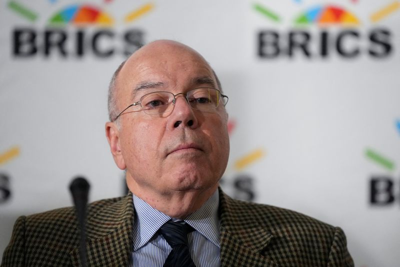 &copy; Reuters. Brazil's Foreign Minister Mauro Vieira attends a press conference as BRICS foreign ministers meet in Cape Town, South Africa, June 1, 2023. REUTERS/Nic Bothma/File photo