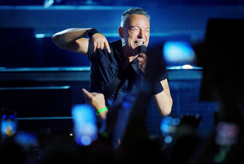 &copy; Reuters. Bruce Springsteen durante show em Copenhague
11/07/2023
Ritzau Scanpix/Liselotte Sabroe/via REUTERS