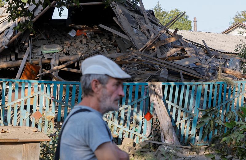 &copy; Reuters. Casa destruída em Donetsk
 11/9/2023   REUTERS/Alexander Ermochenko