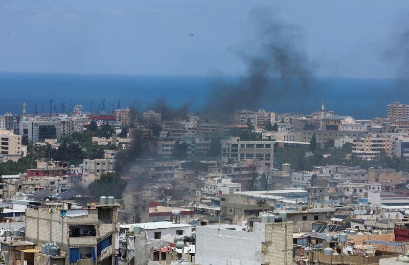 &copy; Reuters. Campo de refugiados palestinos de Ain el-Hilweh, no Líbano
31/07/2023
REUTERS/Aziz Taher