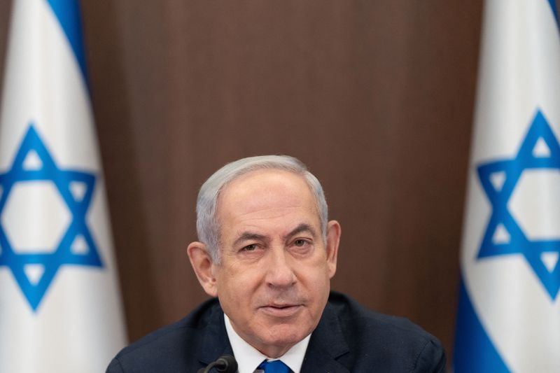 Israel's Netanyahu denies report of weapons for Palestinians