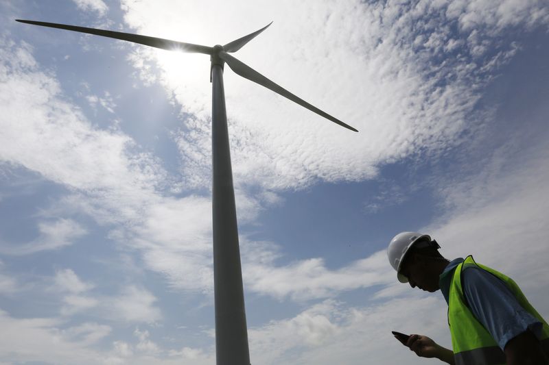 &copy; Reuters. Turbina eólica
5/08/2013
REUTERS/Carlos Jasso 