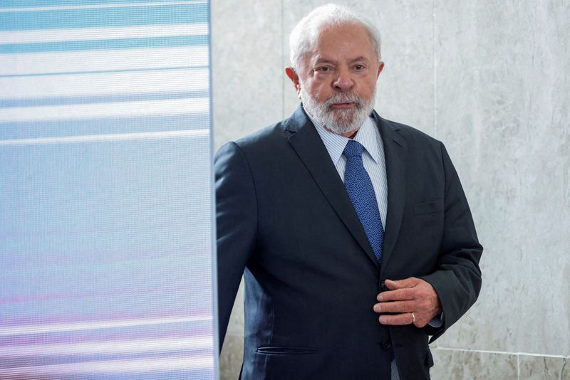 &copy; Reuters. Presidente Luiz Inácio Lula da Silva durante cerimônia no Palácio do Planalto
30/08/2023 REUTERS/Adriano Machado