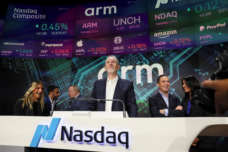 ARM lifts Nasdaq ahead of NYSE on IPO capital raises