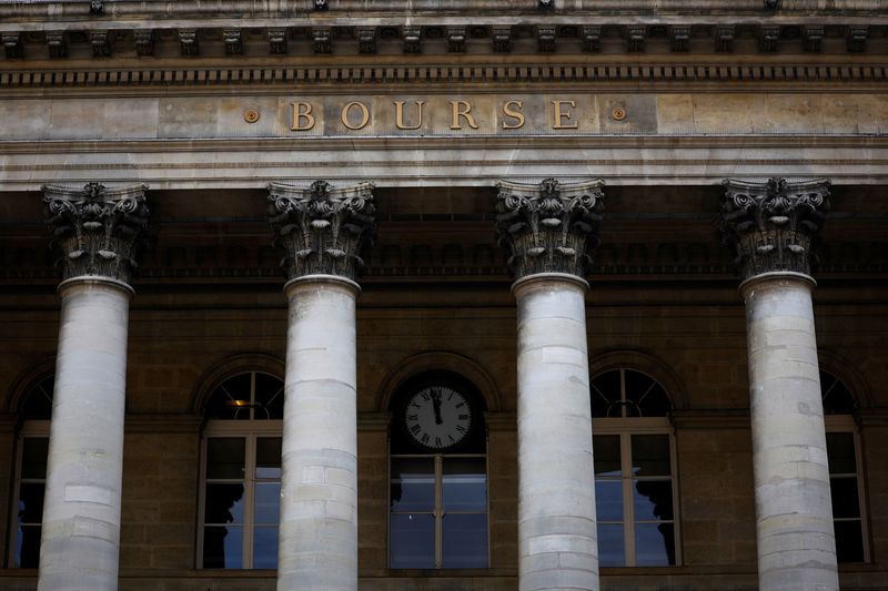 &copy; Reuters. Le Palais Brongniart, ancienne Bourse de Paris. /Photo prise le 24 février 2023/REUTERS/Sarah Meyssonnier