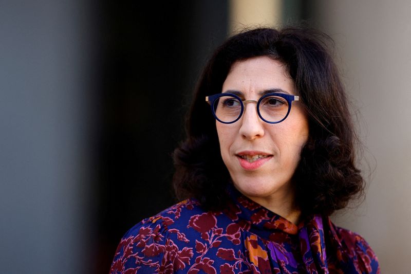 &copy; Reuters. FILE PHOTO: FILE PHOTO: French Culture Minister Rima Abdul Malak leaves following the weekly cabinet meeting at the Elysee Palace in Paris, France, October 26, 2022. REUTERS/Sarah Meyssonnier/File Photo