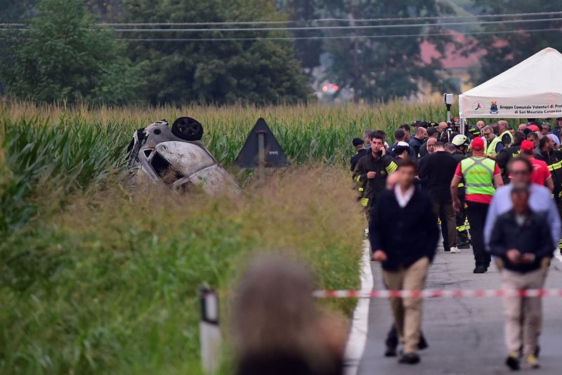 Italian military jet crashes during exercise, killing 5-year-old girl