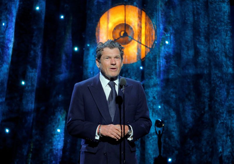 &copy; Reuters. FILE PHOTO: Wenner, co-founder and publisher of Rolling Stone magazine,  speaks at the 32nd Annual Rock & Roll Hall of Fame Induction Ceremony - Show – New York City, U.S., 07/04/2017 – Publisher Jann Wenner. REUTERS/Lucas Jackson/File Photo