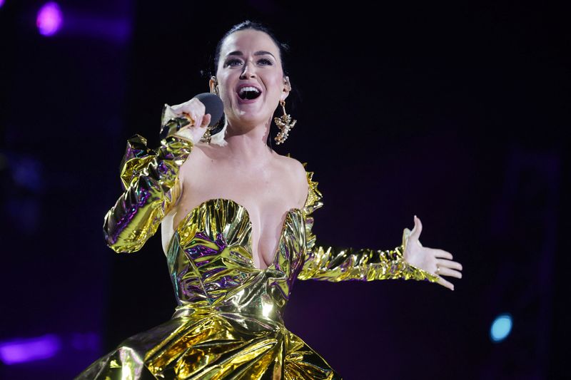 &copy; Reuters. Katy Perry durante show em Windsor, no Reino Unido
07/05/2023 Chris Jackson/Pool via REUTERS