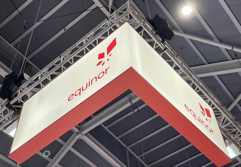 &copy; Reuters. Equinor's logo is see at Gastech 2023 in Singapore September 7, 2023. REUTERS/Florence Tan/File photo