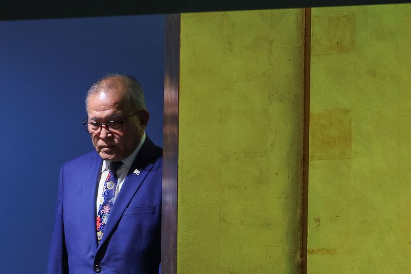 &copy; Reuters. Marshall Islands' President David Kabua arrives to address the 78th Session of the U.N. General Assembly in New York City, U.S., September 20, 2023.  REUTERS/Eduardo Munoz