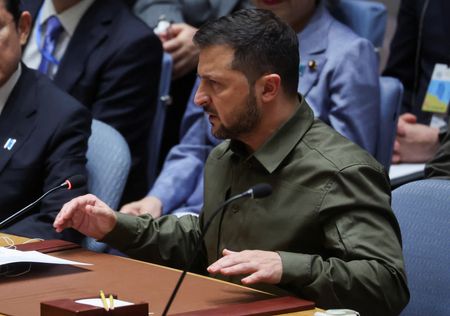 In Washington, Zelenskiy courts Congress, Biden on military aid By Reuters