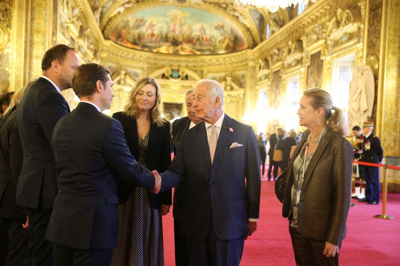 &copy; Reuters. Photo du roi Charles III lors de sa visite en France. /Photo prise le 21 septembre 2023 à Paris/REUTERS/Ian Vogler