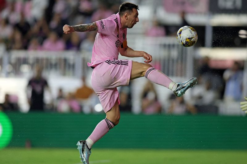 &copy; Reuters. Messi durante partida do Inter Miami 
20/09/2023
Sam Navarro-USA TODAY Sports