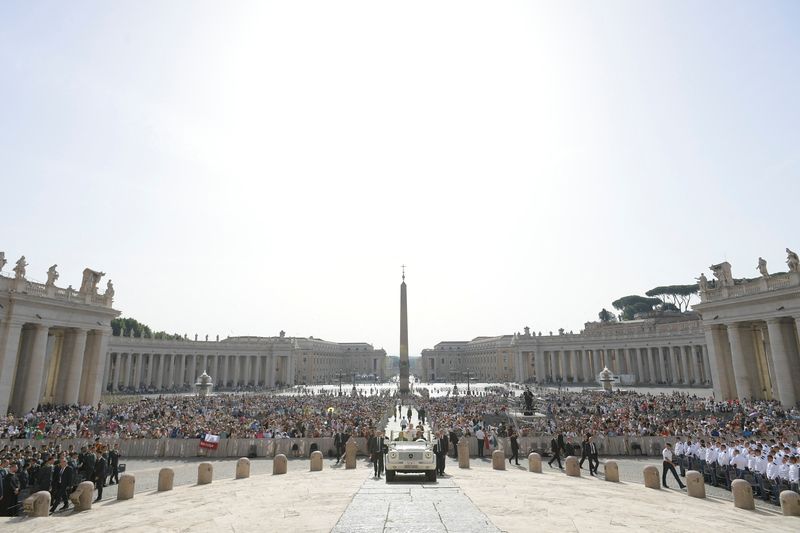 &copy; Reuters. Papa Francisco durante audiência semanal no Vaticano
22/06/2022
Mídia do Vaticano/Divulgação via REUTERS