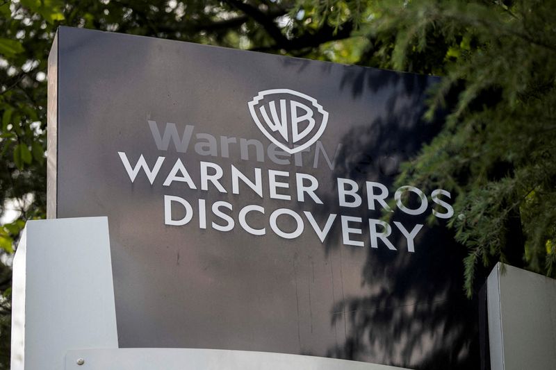 &copy; Reuters. FILE PHOTO: The exterior of the Warner Bros. Discovery Atlanta campus is pictured in Atlanta, Georgia, U.S. May 2, 2023. REUTERS/Alyssa Pointer/File Photo
