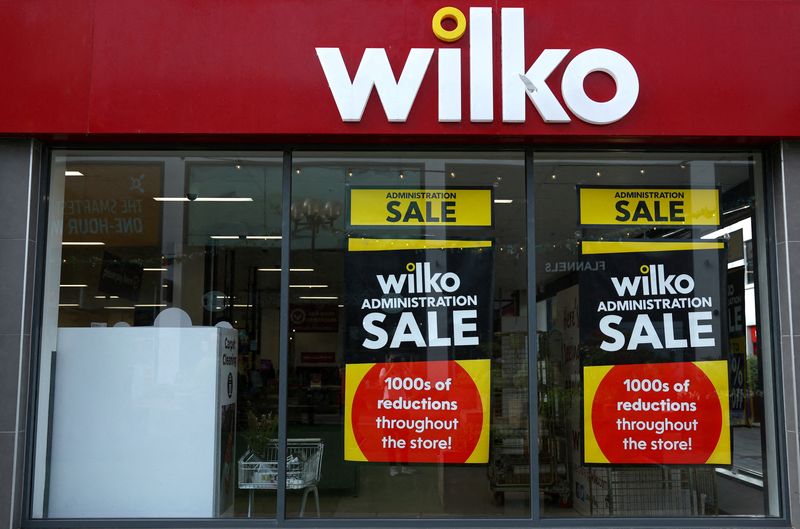 &copy; Reuters. FILE PHOTO: A branch of the discount retail homeware store Wilko is seen in Altrincham, Britain, September 11, 2023. REUTERS/Molly Darlington/File Photo