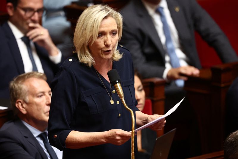 French far-right leader Le Pen should stand trial for alleged misuse of EU funds - Prosecutor