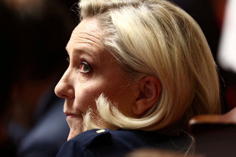 &copy; Reuters. Photo d'archives de Marine Le Pen à Paris, en France. /Photo prise le 4 juillet 2023/REUTERS/Stéphanie Lecocq