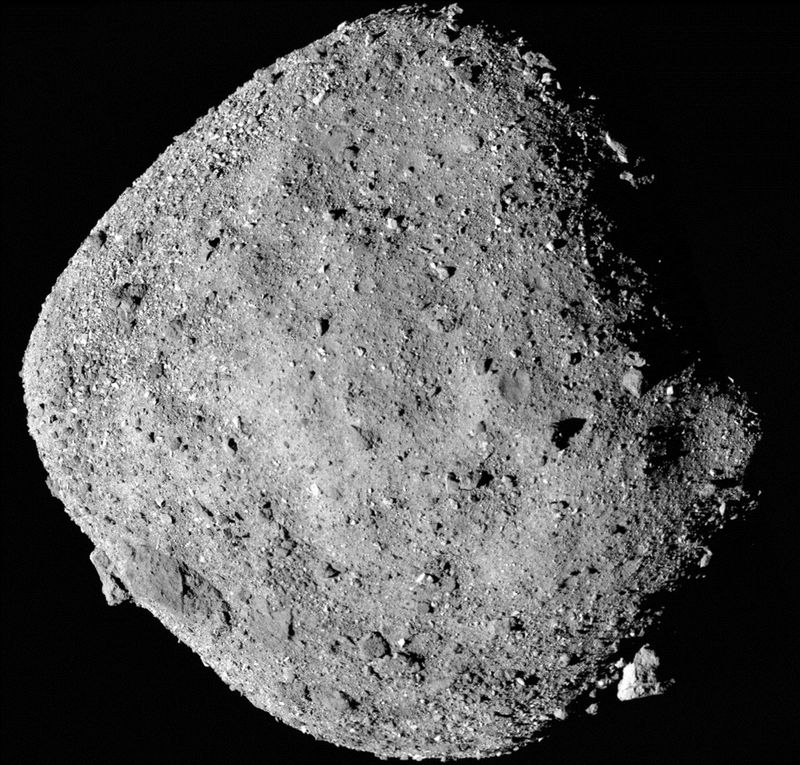 &copy; Reuters. Asteroide Bennu 
21/12/2018
NASA/Goddard/University of Arizona/Handout via REUTERS