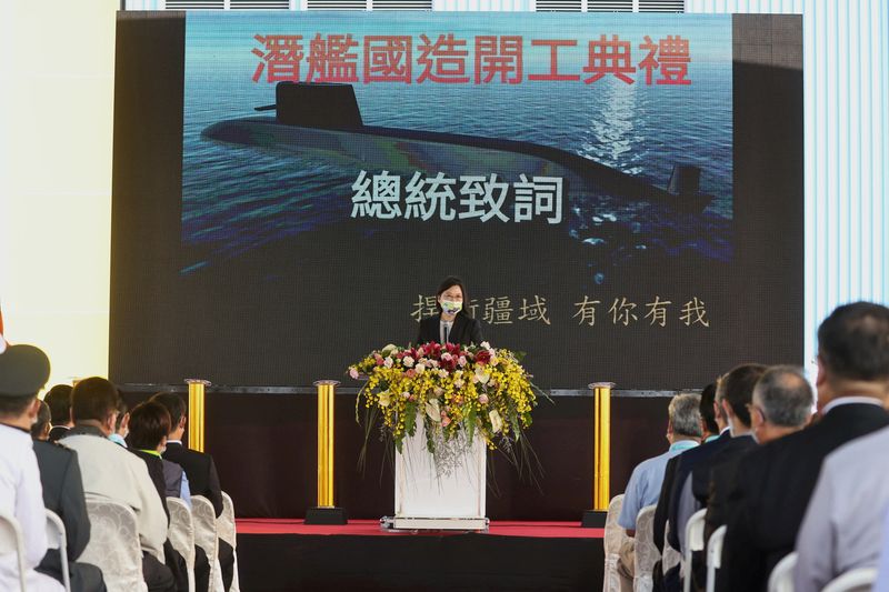 Taiwan expects to deploy two new submarines by 2027 -security adviser