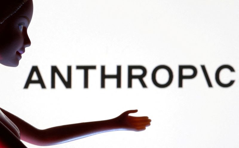 &copy; Reuters. Illustration du logo d'Anthropic. /Photo prise le 31 mars 2023/REUTERS/Dado Ruvic