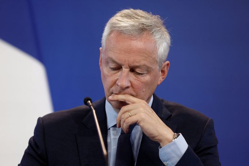 &copy; Reuters. Bruno Le Maire, ministre français de l'Économie, des Finances, de l'Industrie et de la Sécurité numérique. /Photo prise le 26 septembre 2022/REUTERS/Benoit Tessier