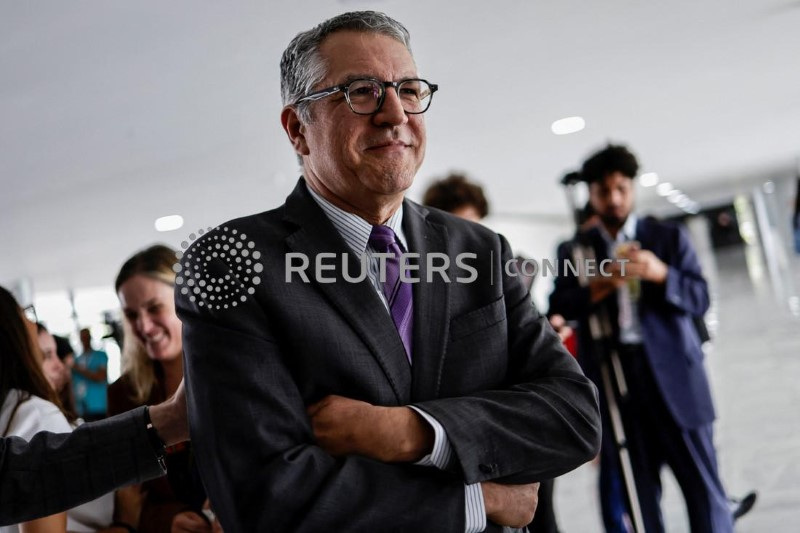 &copy; Reuters. Ministro das Relações Institucionais, Alexandre Padilha, em coletiva de imprensa no Palácio do Planalto, em Brasília
04/04/2023
REUTERS/Ueslei Marcelino