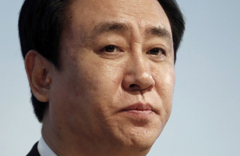 &copy; Reuters. FILE PHOTO: Hui Ka Yan, chairman of property developer China Evergrande, attends a news conference on annual results in Hong Kong, China March 29, 2016. REUTERS/Bobby Yip/File Photo