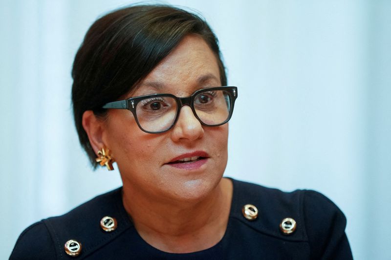 &copy; Reuters. FILE PHOTO: U.S. Commerce Secretary Penny Pritzker speaks during an interview with Reuters in Kyiv, Ukraine, September 29, 2016.   REUTERS/Valentyn Ogirenko//File Photo