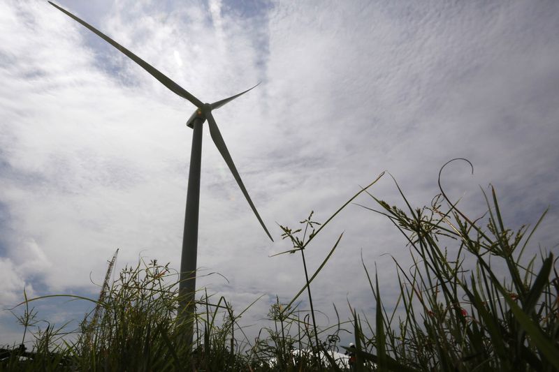 &copy; Reuters. Turbina de energia eólica
5/08/2013
REUTERS/Carlos Jasso