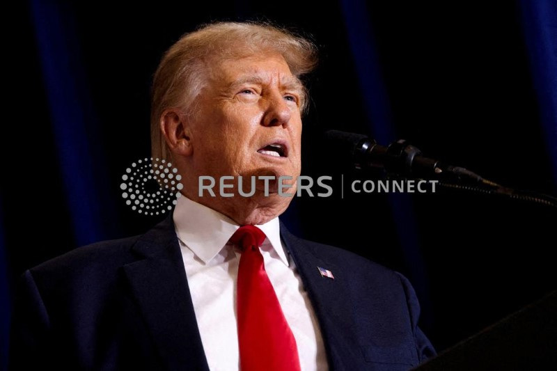 &copy; Reuters. Trump durante campanha em Dubuque
 20/9/2023  REUTERS/Scott Morgan