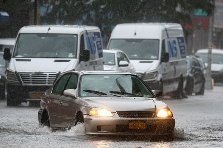 New York deluge triggers flash floods, brings chaos to subways By Reuters
