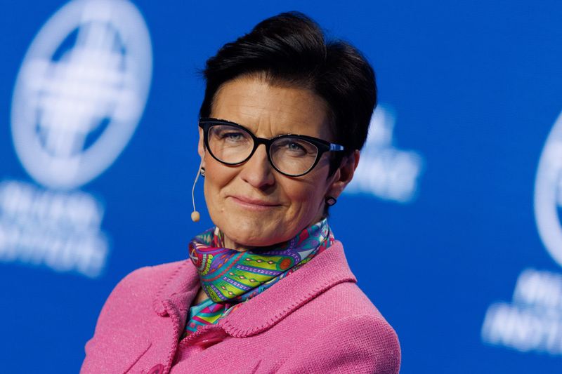 &copy; Reuters. Jane Fraser CEO, Citi, speaks at the 2023 Milken Institute Global Conference in Beverly Hills, California, U.S., May 1, 2023. REUTERS/Mike Blake