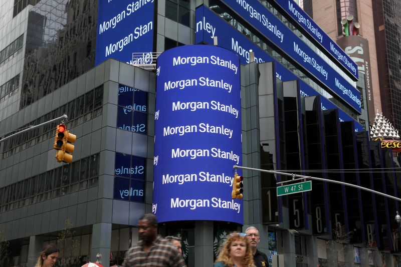 Banks stocks back in vogue for hedge funds in September -Morgan Stanley