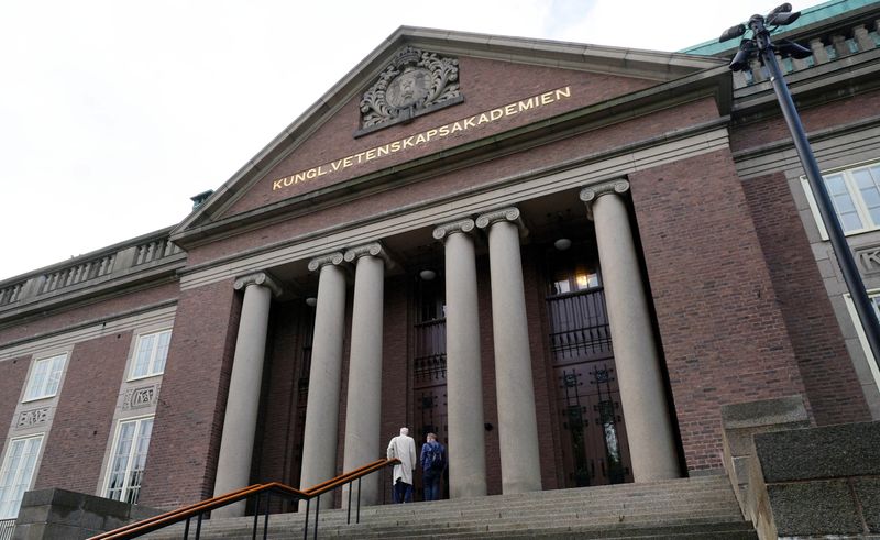 © Reuters. A view of the Royal Swedish Academy of Sciences, where the Nobel Prize in Chemistry is announced, in Stockholm, Sweden, October 4, 2023. REUTERS/Tom Little