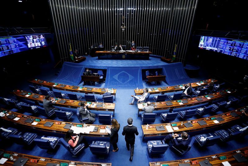 &copy; Reuters. Plenário do Senado
03/03/2021
REUTERS/Adriano Machado