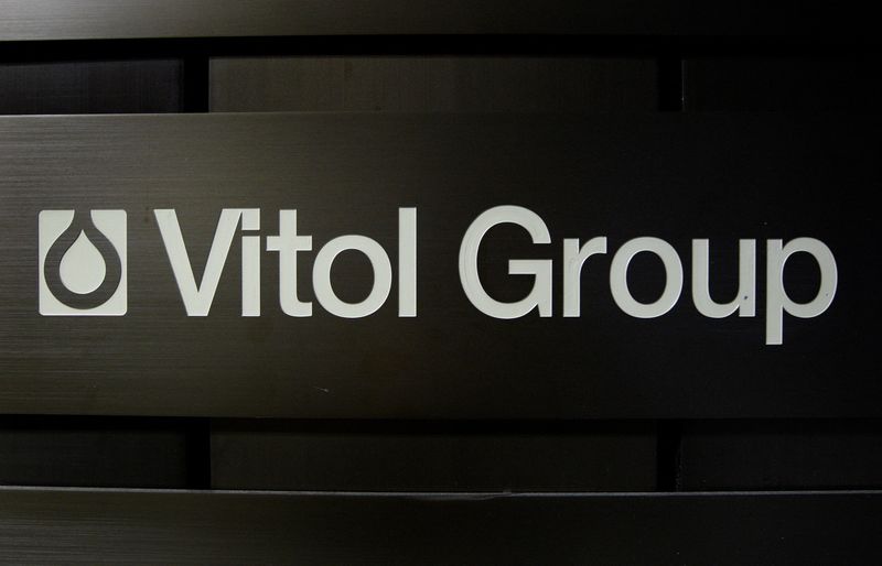 &copy; Reuters. FILE PHOTO: A sign is pictured in front of the Vitol Group trading commodities building in Geneva October 4, 2011. REUTERS/Denis Balibouse/File Photo