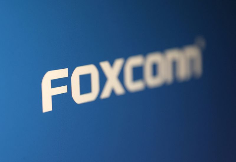 &copy; Reuters. Foxconn logo is seen in this illustration taken, May 2, 2023. REUTERS/Dado Ruvic/Illustration/File photo