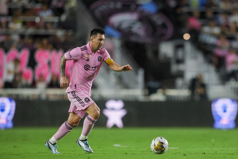 &copy; Reuters. Lionel Messi durante partida entre Inter Miami e Toronto FC pela MLS
20/09/2023 Sam Navarro-USA TODAY Sports